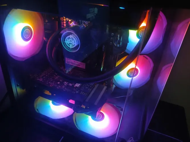? PC Gamer Completo Ryzen 5 3600 + RX 580 8GB | 16GB RAM + Monitor 75Hz