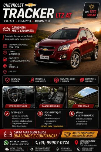 Chevrolet Tracker LTZ 1.8 16V Flex 4X2 Aut. 2014