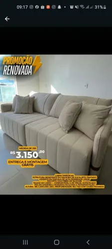 Sofá retrátil cama 2.20 