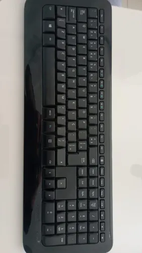 Mouse e teclado sem fio Microsoft