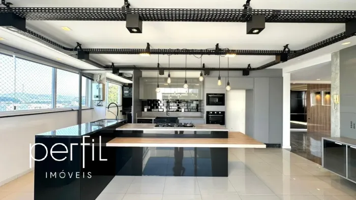 Cobertura de Luxo à Venda em Joinville-SC, Bairro Floresta - 3 quartos, 1 suíte, 3 salas, 