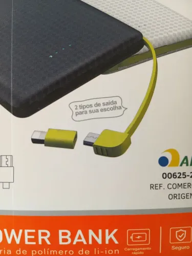 Carregador portátil Power Bank
