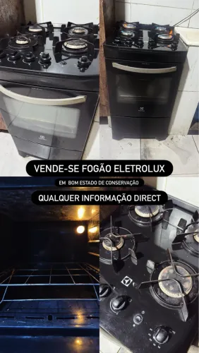Fogão Eletrolux mesa de vidro