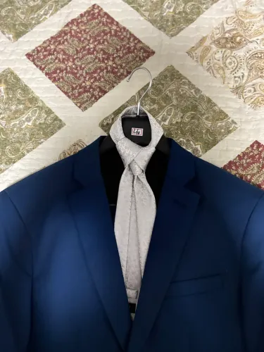 Terno slim - Azul tamanho 40
