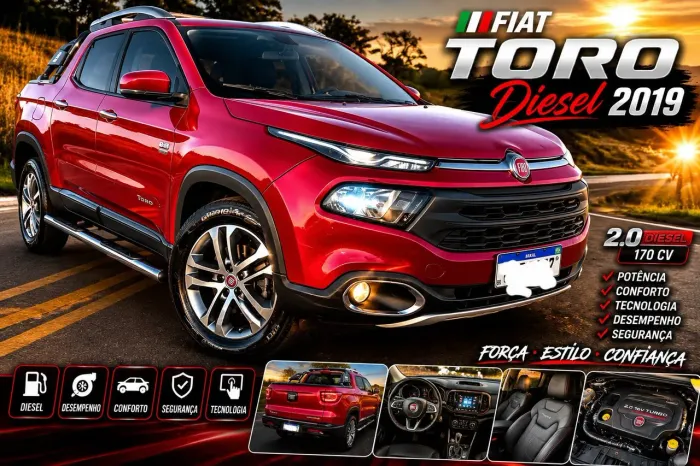 Fiat Toro Freedom 2.0 16V 4X4 Diesel Aut. 2019