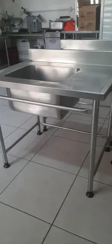 Pia inox macon industrial