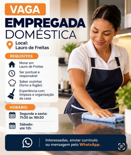 VAGA, empregada doméstica