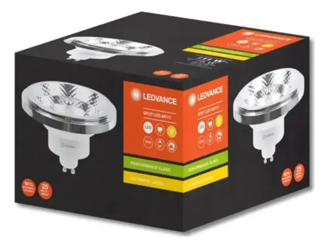 lampada Dimerizável Ar111 11w 2700k 24° Biv - Ledvance