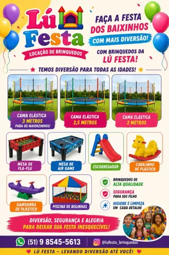Aluguel de brinquedos ?