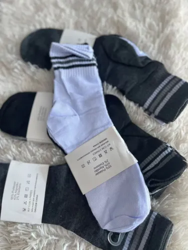 Meias cano longo 3 pares tamanho único