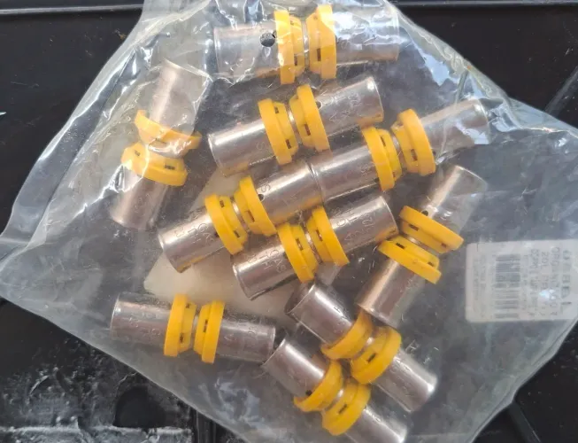 Kit 10 Luvas União Gás Pex 16mm 