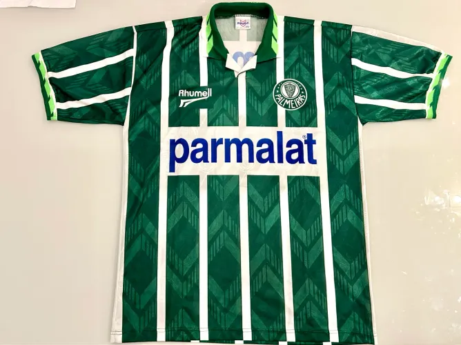 Camisa Palmeiras Home 1996 (9#Luizão) Usada Em Jogo!