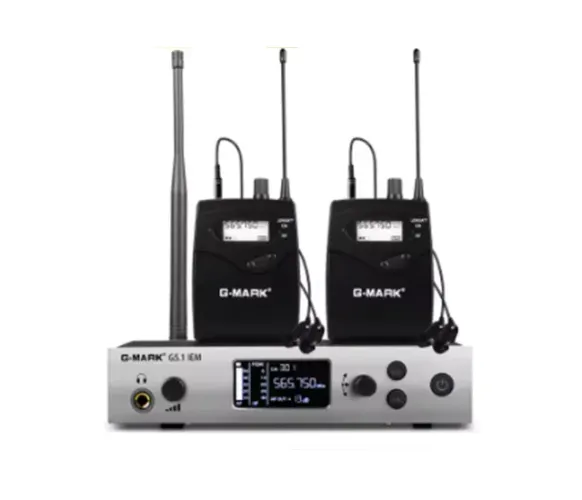 Monitor Sem Fio In Ear G-mark 5.1 Retorno de palco auricular duplo