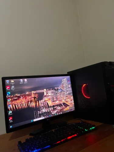PC Gamer Completo Ryzen 3 3200G | 24GB RAM | Monitor LG 21,5" + Teclado