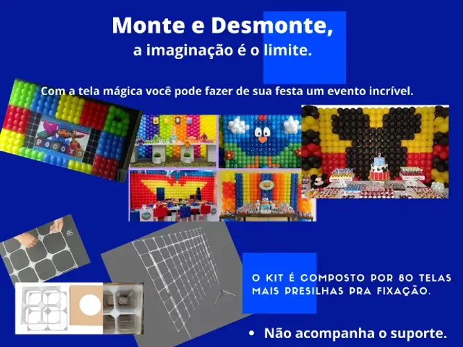 Tela mágica pra balões