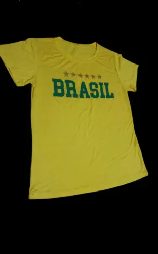 Camiseta do Brasil feminina
