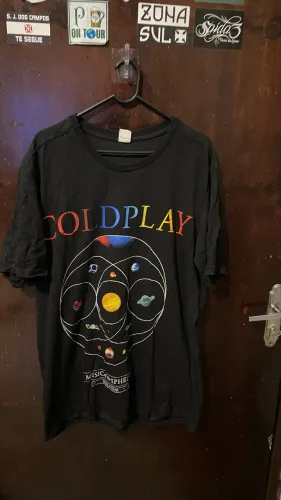 Camisa coldplay world tour Rio de Janeiro