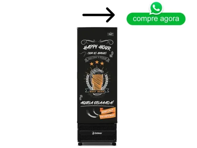 Cervejeira Porta Cega 560L Imbera