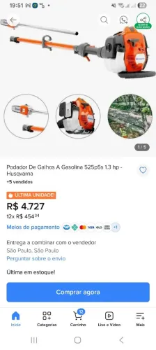 Motopoda husqvarna 525 p5s e roçadeira stihl 161