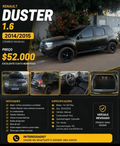 Renault Duster Expression 1.6 Hi-flex 16V Mec. 2015