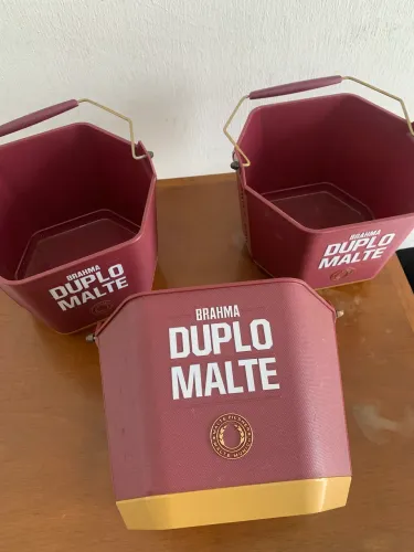 Balde de gelo/cerveja Brahma duplo malte