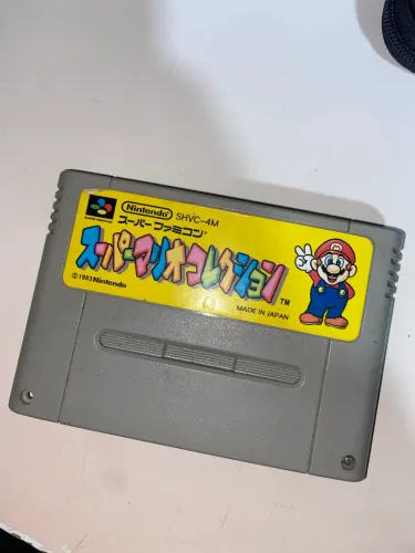 CARTUCHO MÁRIO ALL STARS ORIGINAL JAPONÊS DE SUPER FAMICON
