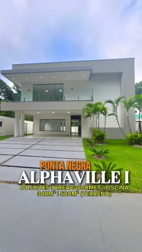 Casa no Condomínio Alphaville I - Ponta Negra