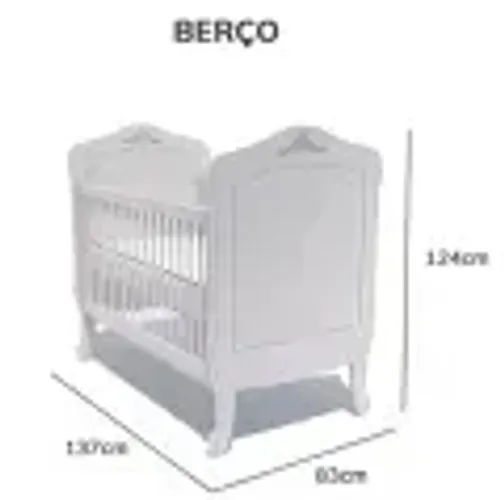 BERÇO E COMODA PROVENÇAL
