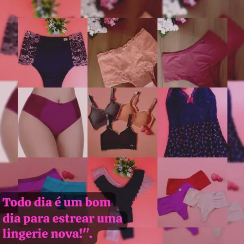 Peças íntimas.