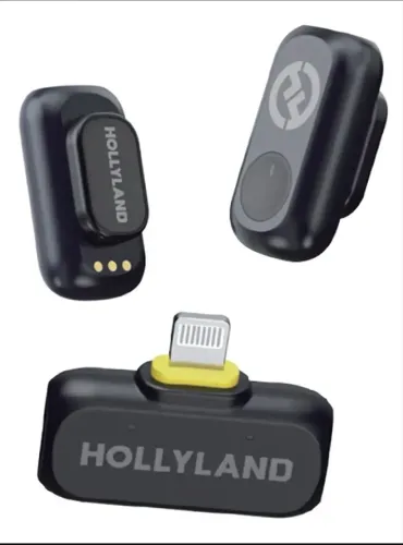 Microfone Hollyland Lark A1 Mini Lightning Preto