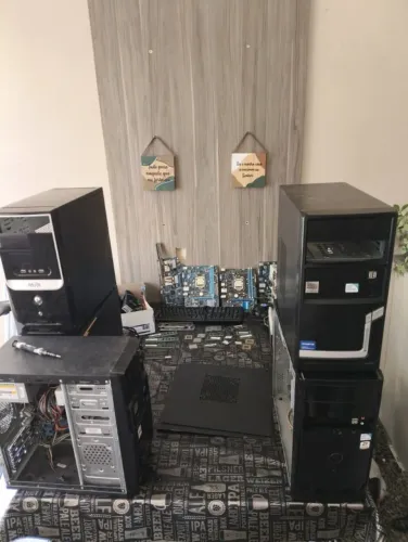 Memórias, HDs, Gabinetes, processadores, etc...Memórias, HDs, Gabinetes, processadores