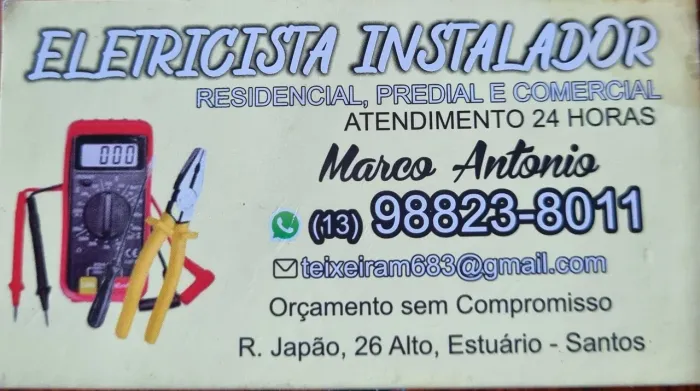 Eletricista comercial residencial e predial