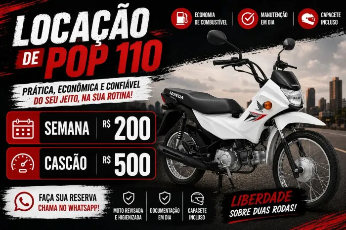 Pop para locação