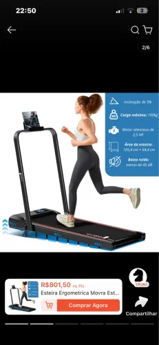 Esteira Ergometrica Movra Esteira Eletrica Ergometrica Portatil Dobravel