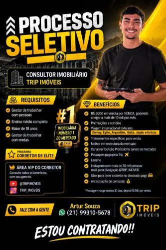 Vaga de Emprego Corretor de Imóveis