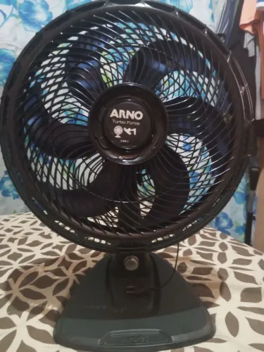 Ventilador turbo Arno 40cm funcionando perfeitamente em estado de novo