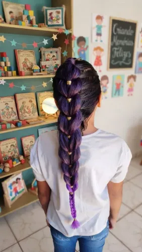 Aplique trança cabelo maluco 