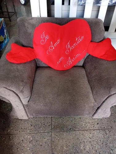 Sofá infantil camurça 