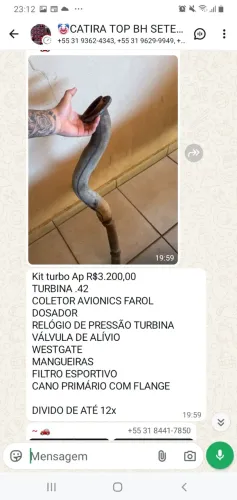 Kit turbo motor ap injeção