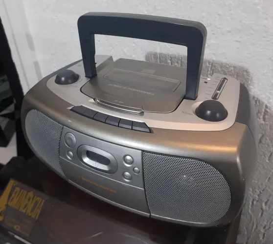 Rádio ANTIGO AM FM TOCA FITA FUNCIONANDO