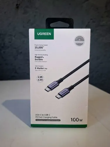Cabo Ugreen USB-C para USB-C 100W 5A