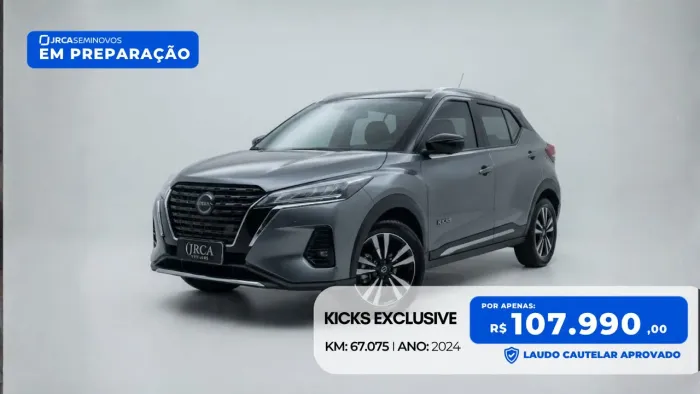 Nissan Kicks Exclusive 1.6 16V Flex AUT 2024