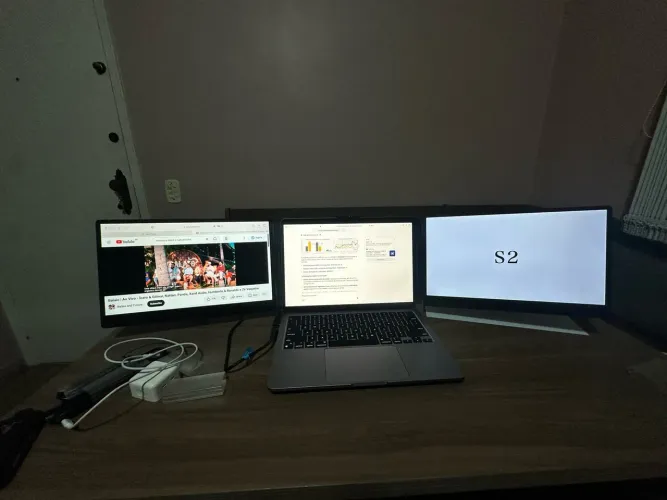 Extensor de Tela Portátil TeamGee S2 ? Duas Telas de 14?