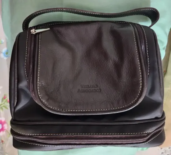 Necessaire marrom grande (NOVA)