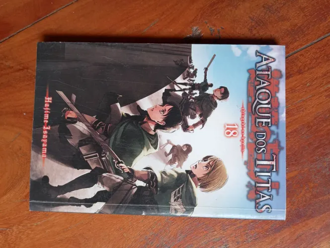 Manga Shingeki No Kyojin, volume 18.