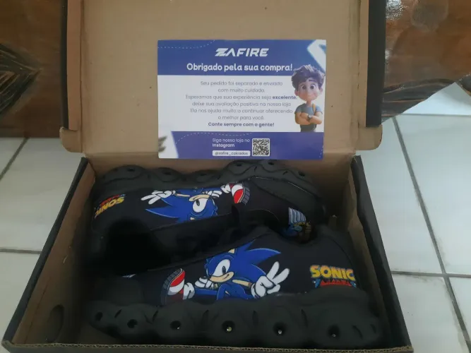 Tênis Infantil- Sonic Mania (NOVO) - BR 31 - Marca Zafire