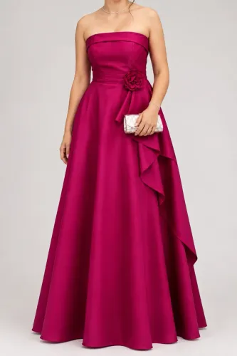 Vestido de Festa Longo Pink PP - Usado apenas uma vez