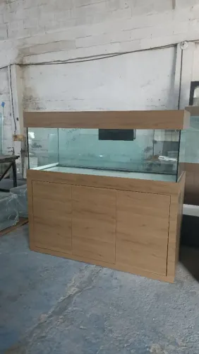 Aquário 150*50*60 10mm marinho completo
