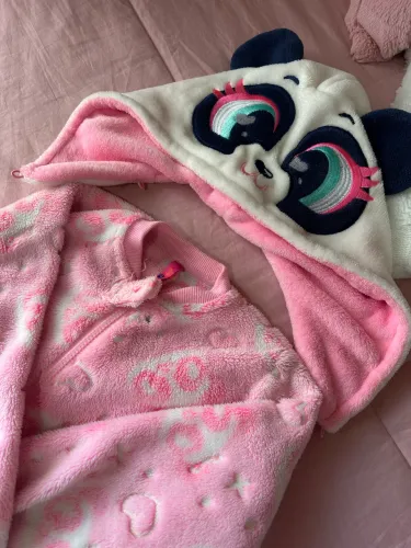Kit 3 pijamas puket pelúcia 6 a 9 anos