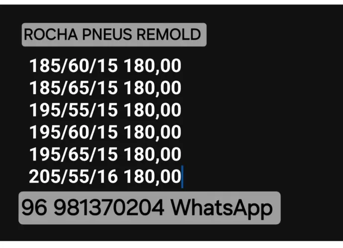 ROCHA PNEUS REMOLD 